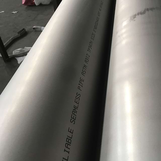 ASTM 347H S34709 Pipe de décapage sans couture en acier inoxydable