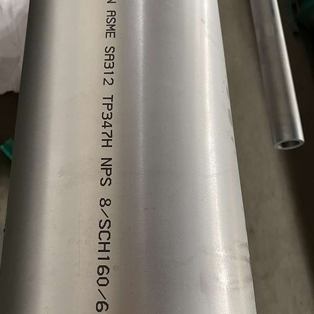 ASTM 347H S34709 Pipe de décapage sans couture en acier inoxydable