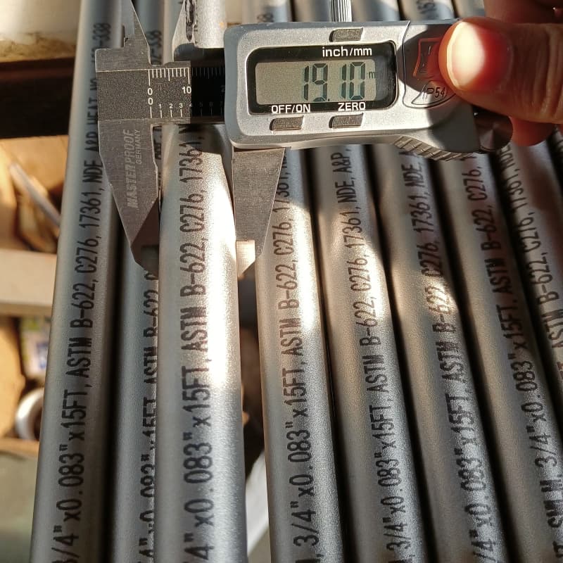 Pricision élevée ISO9001 ASTM C276 Hastelloy Bright recuit en acier inoxydable Pipes sans couture