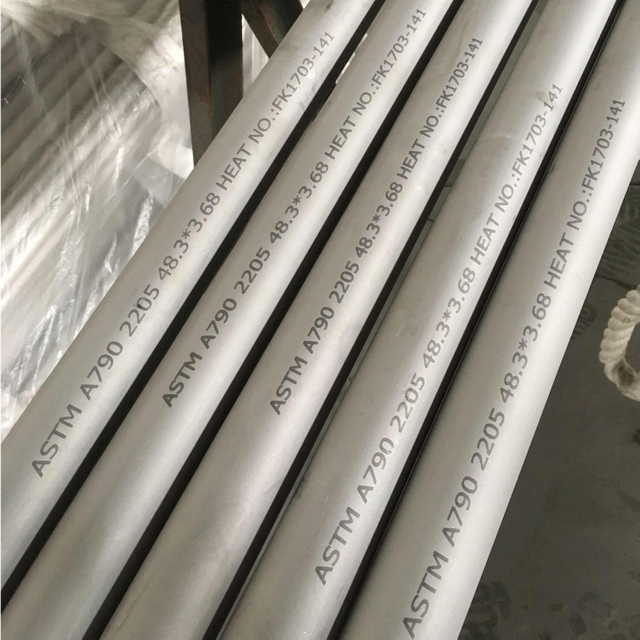 Transit liquide rond S32205 2205 Pipe de tuyau en acier inoxydable de qualité duplex sans couture